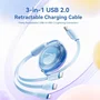 Vention Cable USB-C a 3xUSB-C 100W 1.1m Rosa TRJPBE