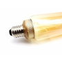 Fbright Bombilla LED T60 Decorativa Tubular Ámbar E27