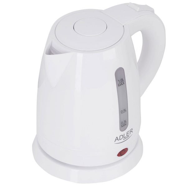 ADLER Hervidor Eléctrico 1.06 L, Hervidor de Agua para Té y Café, Rápido y Seguro