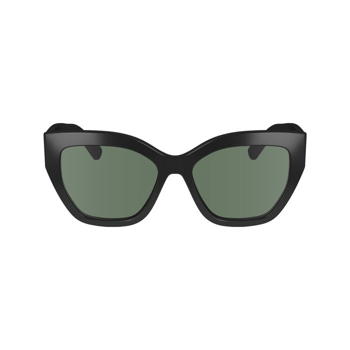 Longchamp LO741S-1 Gafas de sol para mujer con montura negra y cristal verde