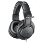 Audio-Technica ATH-M20X Auriculares Cerrados Diadema Profesionales para Música, Alámbricos, Negro, 3 m, 40 mm, Circumaural, 15-20000 Hz
