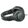 Audio-Technica ATH-M20X Auriculares Cerrados Diadema Profesionales para Música, Alámbricos, Negro, 3 m, 40 mm, Circumaural, 15-20000 Hz