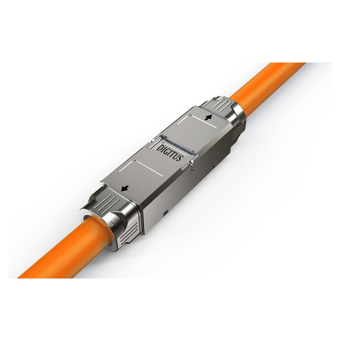 Digitus Acoplador de conexión RJ45 CAT 6A para campo, 500 MHz, Acero Inoxidable, Código: CAT-Verbinder