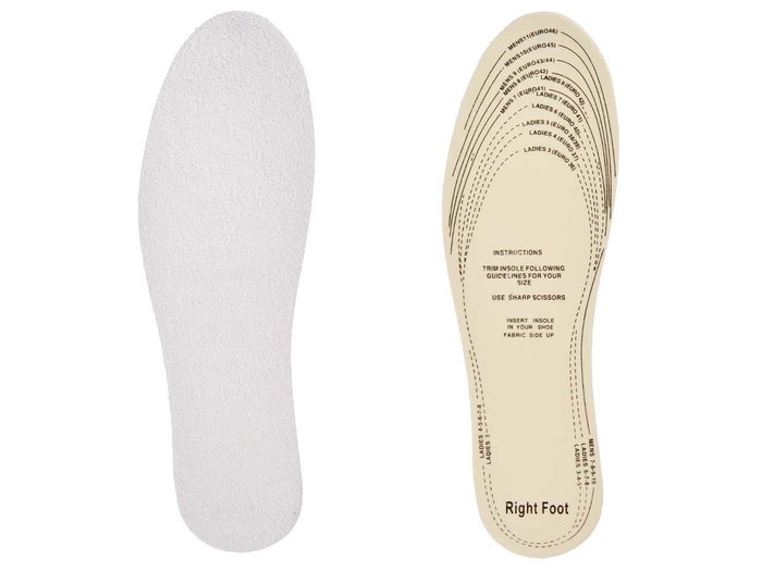Arte Regal Plantillas Sport 11.5 cm x 0.5 cm x 36 cm Plástico (Látex, Algodón) Blanco (Set de 48)