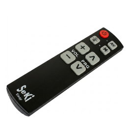 SEKI Easy Plus Mando a Distancia Universal TV IR Inalámbrico 20 Botones Negro