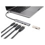 DeLOCK 64298 Hub USB tipo C Slim con 4 puertos y PD 95 W