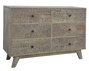 DKD Home Decor Comoda Indio Khem Carving 40x81x118 cm Tallado Mango