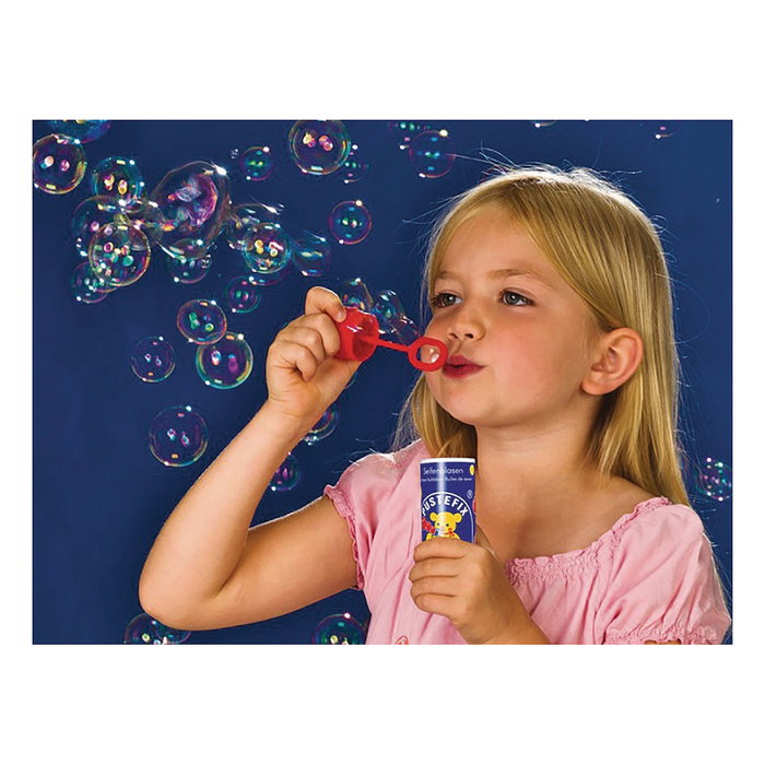 PUSTEFIX Klassik - Lote de 1 x Pompas de Jabón con Varita Mágica, Burbujas Gigantes, Botella 42ml, Multicolor, Juguete para Niños a Partir de 4 Años (DAM 4869210)