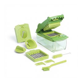 OTOTO Croc Chop Gemseschneider, Cuchillo para Verduras con Diseño de Cocodrilo, Utensilio de Cocina
