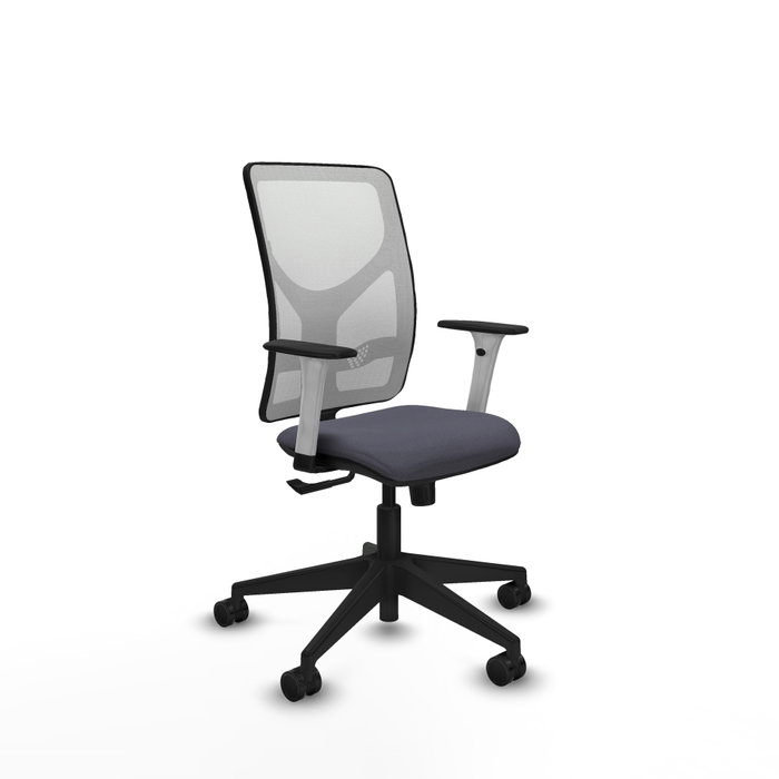 PIQUERAS Y CRESPO Silla de oficina Motilla con mecanismo Sincro Gris y Blanco PIQUERAS Y CRESPO Silla de oficina Motilla con mecanismo Sincro Gris y Blanco