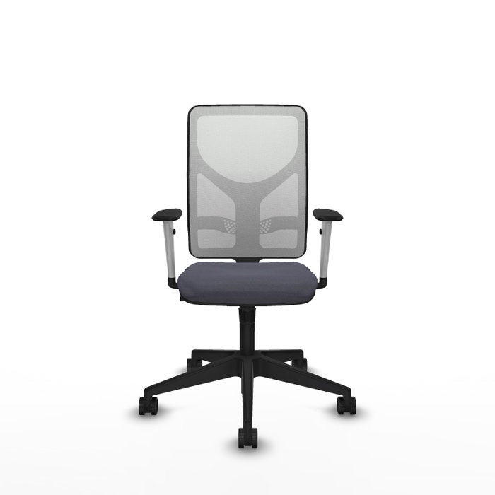 PIQUERAS Y CRESPO Silla de oficina Motilla con mecanismo Sincro Gris y Blanco PIQUERAS Y CRESPO Silla de oficina Motilla con mecanismo Sincro Gris y Blanco
