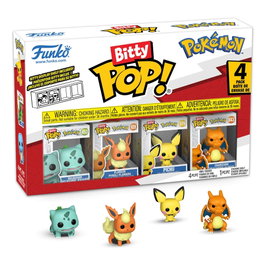Funko Pokémon Pack de 4 Figuras Bitty POP! Vinyl Series 3
