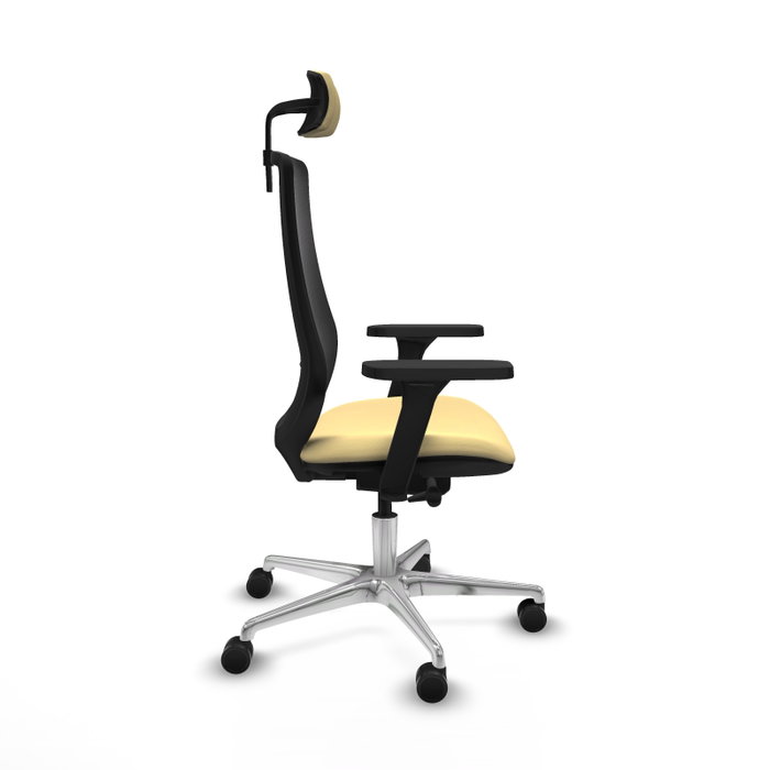 PIQUERAS Y CRESPO Silla de oficina Mardos con mecanismo Sincro/Traslack, Crema y Negro PIQUERAS Y CRESPO Silla de oficina Mardos con mecanismo Sincro/Traslack, Crema y Negro