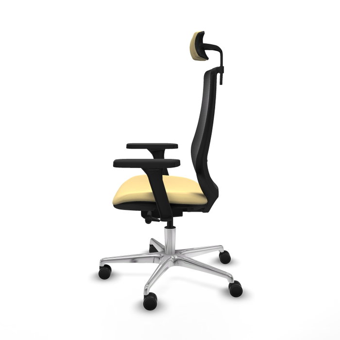 PIQUERAS Y CRESPO Silla de oficina Mardos con mecanismo Sincro/Traslack, Crema y Negro PIQUERAS Y CRESPO Silla de oficina Mardos con mecanismo Sincro/Traslack, Crema y Negro