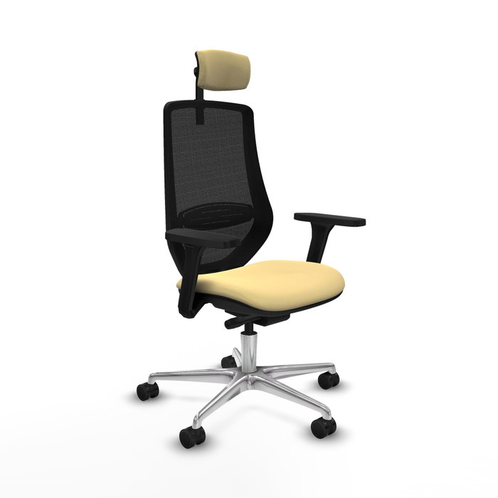 PIQUERAS Y CRESPO Silla de oficina Mardos con mecanismo Sincro/Traslack, Crema y Negro PIQUERAS Y CRESPO Silla de oficina Mardos con mecanismo Sincro/Traslack, Crema y Negro