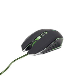 Gembird Ratón Gaming 2400 DPI con Cable de Nylon Ergonómico