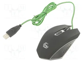 Gembird Ratón Gaming 2400 DPI con Cable de Nylon Ergonómico