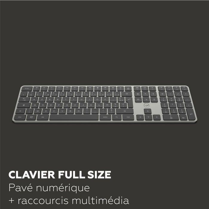 Teclado Mobility Lab KP430W Gris