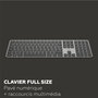Teclado Mobility Lab KP430W Gris