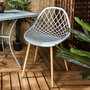 Home Deco Factory Silla Exterior Gris Málaga 57x51,2xh.80,2 cm