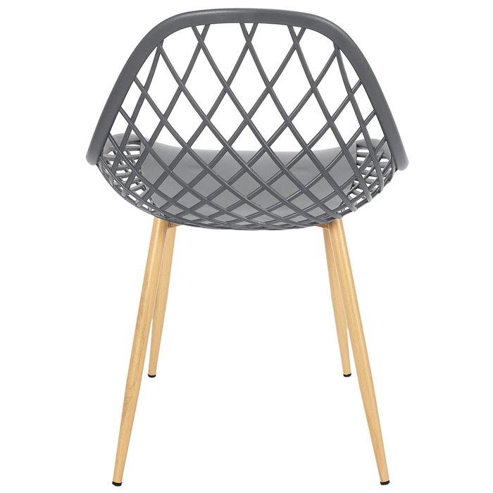 Home Deco Factory Silla Exterior Gris Málaga 57x51,2xh.80,2 cm