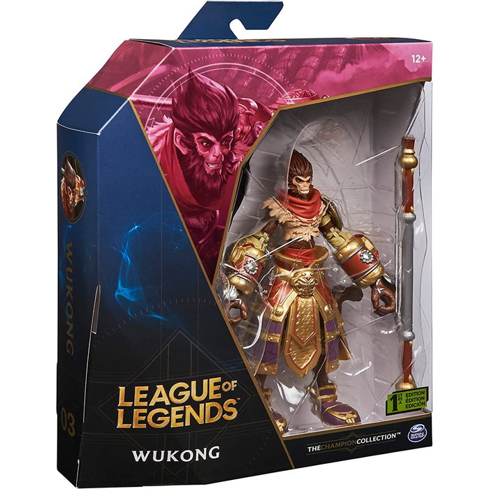 Spin Master Figura League Of Legends The Champion Collection Wukong 15 cm Figura de Acción Spin Master Figura League Of Legends The Champion Collection Wukong 15 cm Figura de Acción