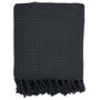 Home Deco Factory Manta Gofrada Gris Oscuro 170x250 cm