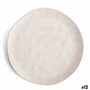 Bidasoa Plato Llano Cerámico Cosmos 26 cm (12 Unidades) Blanco