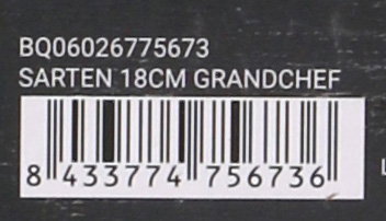 Quttin Sartén Grandchef 18 cm (6 Unidades)