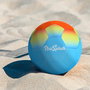 Balón de Fútbol Playa Aktive Neo Splash (24 Unidades)