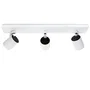 Aplique de Pared "Lumiastra" Blanco Orientable Aluminio 3xGU10 Sin Bombilla