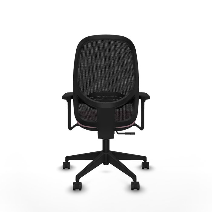 PIQUERAS Y CRESPO Silla de oficina Cilanco Rosa con malla Negra