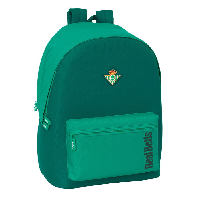 Safta Mochila Doble para Portátil 15,6'' con USB y Resistente al Agua Real Betis Balompié