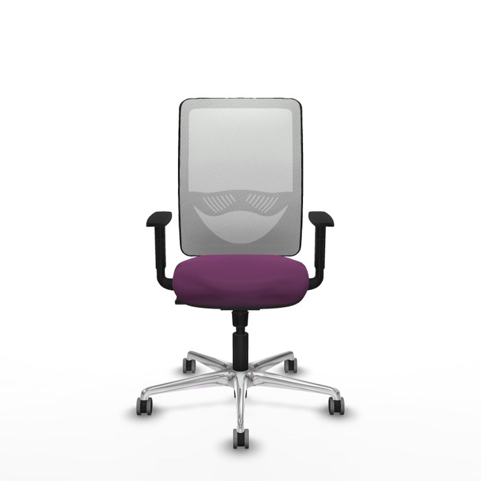 PIQUERAS Y CRESPO Silla de oficina Zulema Morado y Blanco con Mecanismo Sincro PIQUERAS Y CRESPO Silla de oficina Zulema Morado y Blanco con Mecanismo Sincro