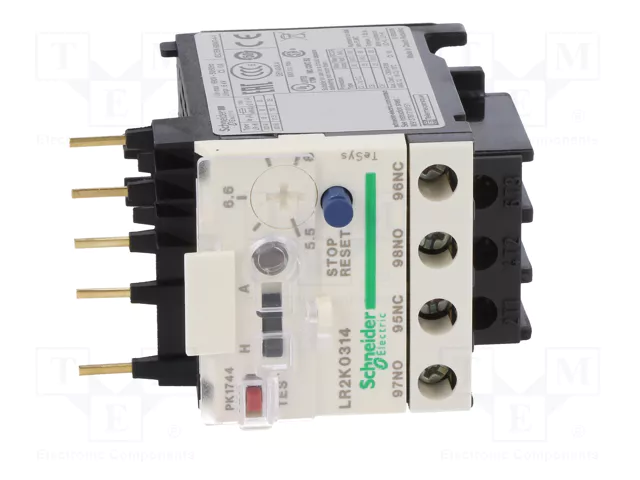 SCHNEIDER ELECTRIC Relé térmico TeSys K 5,5÷8A NO + NC