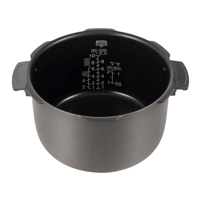 Cuckoo CRP-ST1009F Olla Arrocera Twin Pressure 1.80L Gris