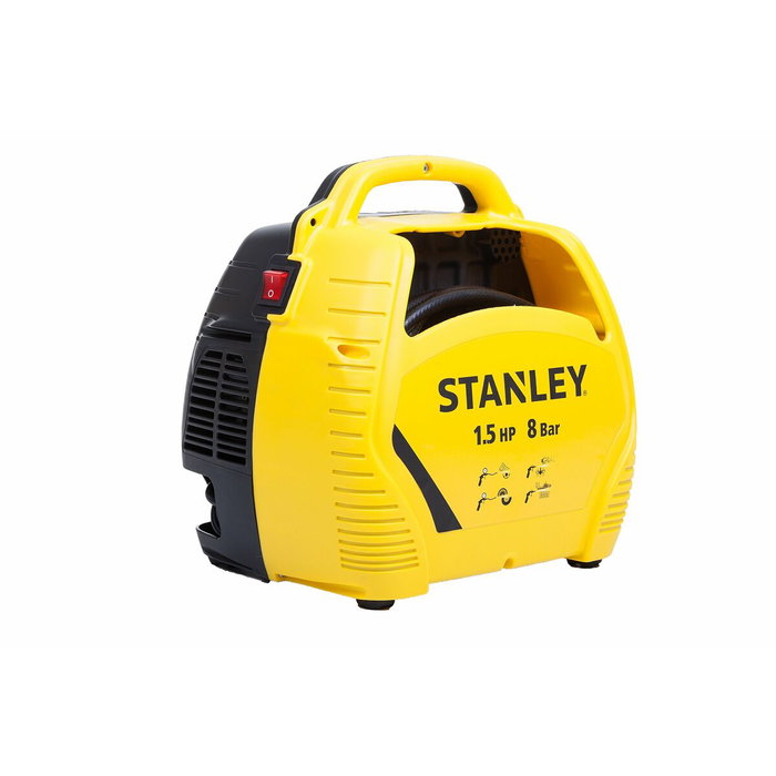 Stanley Compresor de aire sin tanque 1.5 CV con kit de inflado Stanley Compresor de aire sin tanque 1.5 CV con kit de inflado