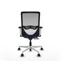 PIQUERAS Y CRESPO Silla de oficina Zulema con mecanismo Sincro/Traslack Azul y Blanco
