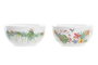 DKD Home Decor Bol de Dolomita Tropic Garden Multicolor Set de 6