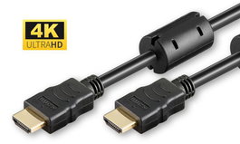 MicroConnect Cable HDMI 1.4 con Núcleos de Ferrita, 15m, Alta Velocidad 10.2 Gbps, 4K@30Hz, HDCP 2.2, ARC, 3D