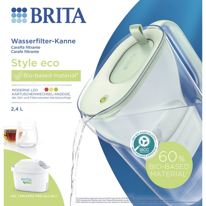 Brita Style eco verde con 1 filtro