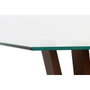 DKD Home Decor Consola REBECA en Nogal y Cristal