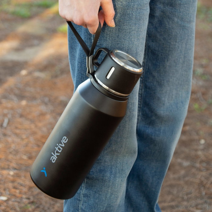 AKTIVE Termo de Camping de Acero Inoxidable