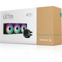 Deepcool LE720 Refrigeración Líquida AIO, 3x12cm Ventiladores, Negro