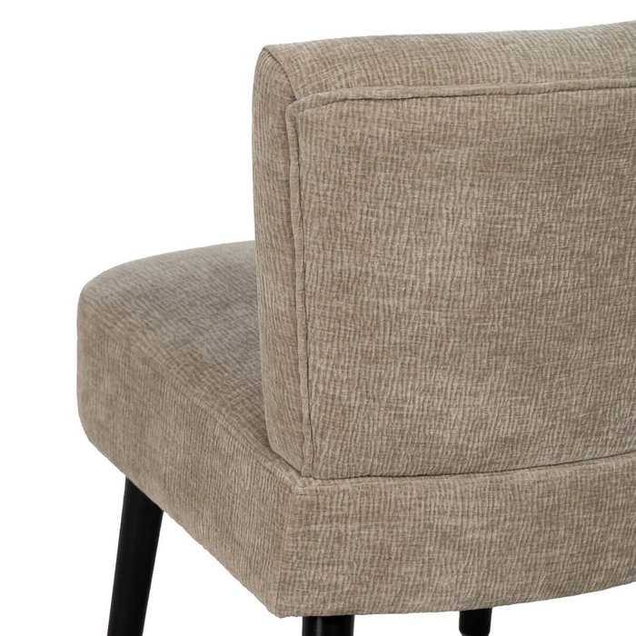 Ixia Sillón Beige de Tejido y Madera
