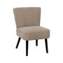 Ixia Sillón Beige de Tejido y Madera