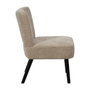 Ixia Sillón Beige de Tejido y Madera