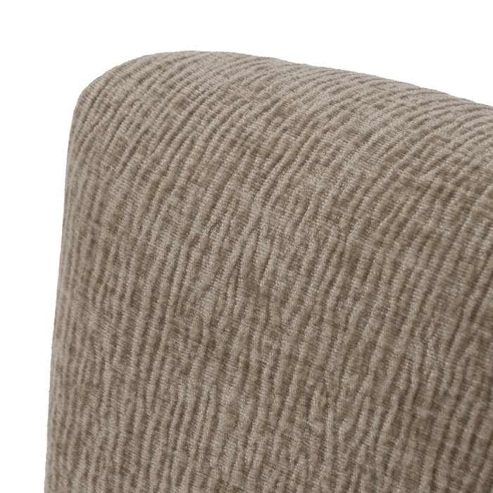 Sillón Beige Tejido-Madera Salón 55 X 63 X 76 cm Sillón Beige Tejido-Madera Salón 55 X 63 X 76 cm