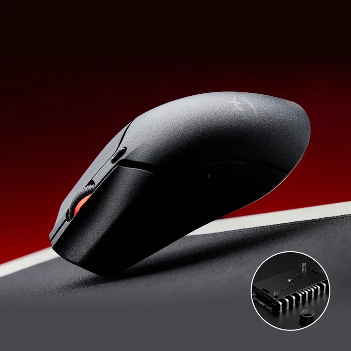 HyperX Pulsefire Haste 2 Mini, Ratón Gaming Inalámbrico Negro