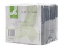 Q-connect Caja CD Slim con Interior Negro Pack 25 Unidades para Almacenamiento CD/DVD